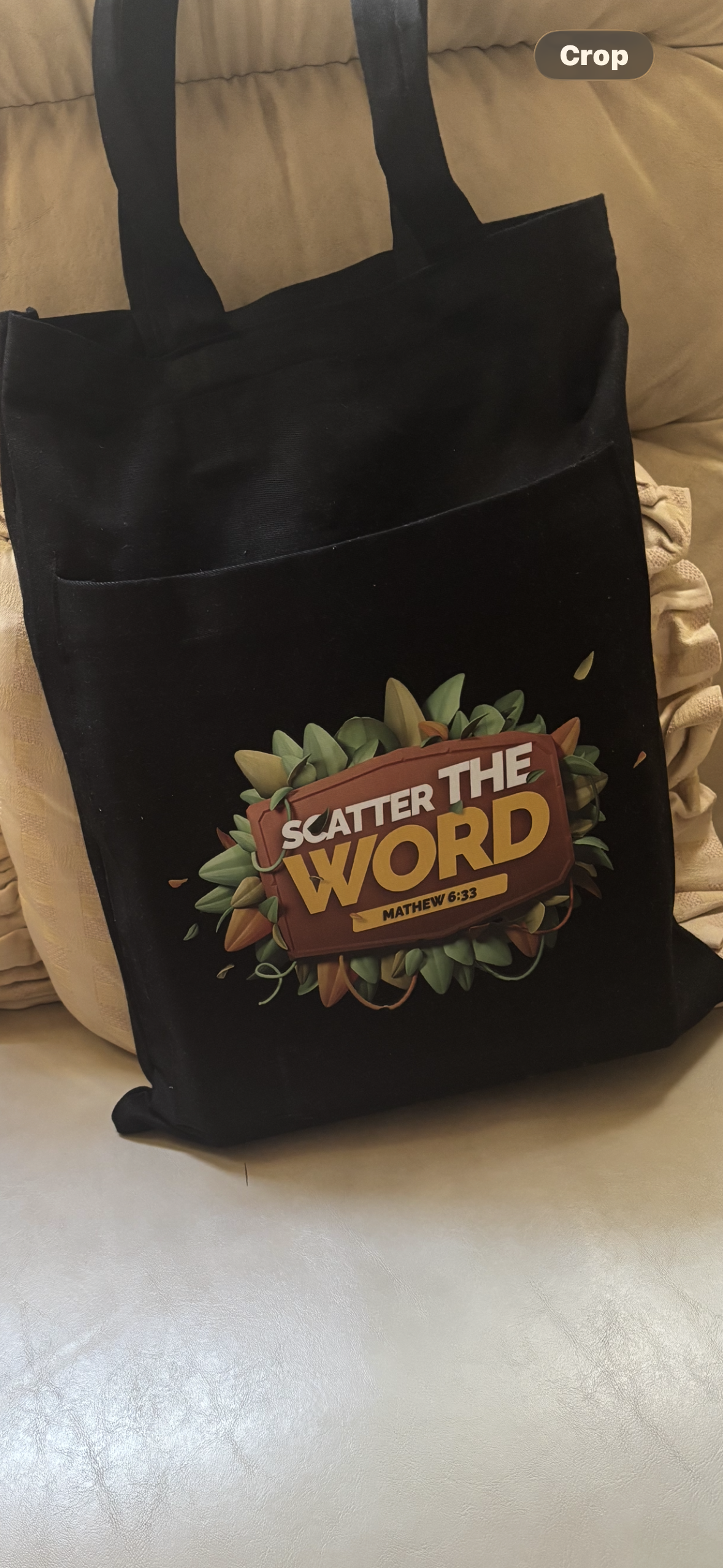 Scatter the Word Tote Bag