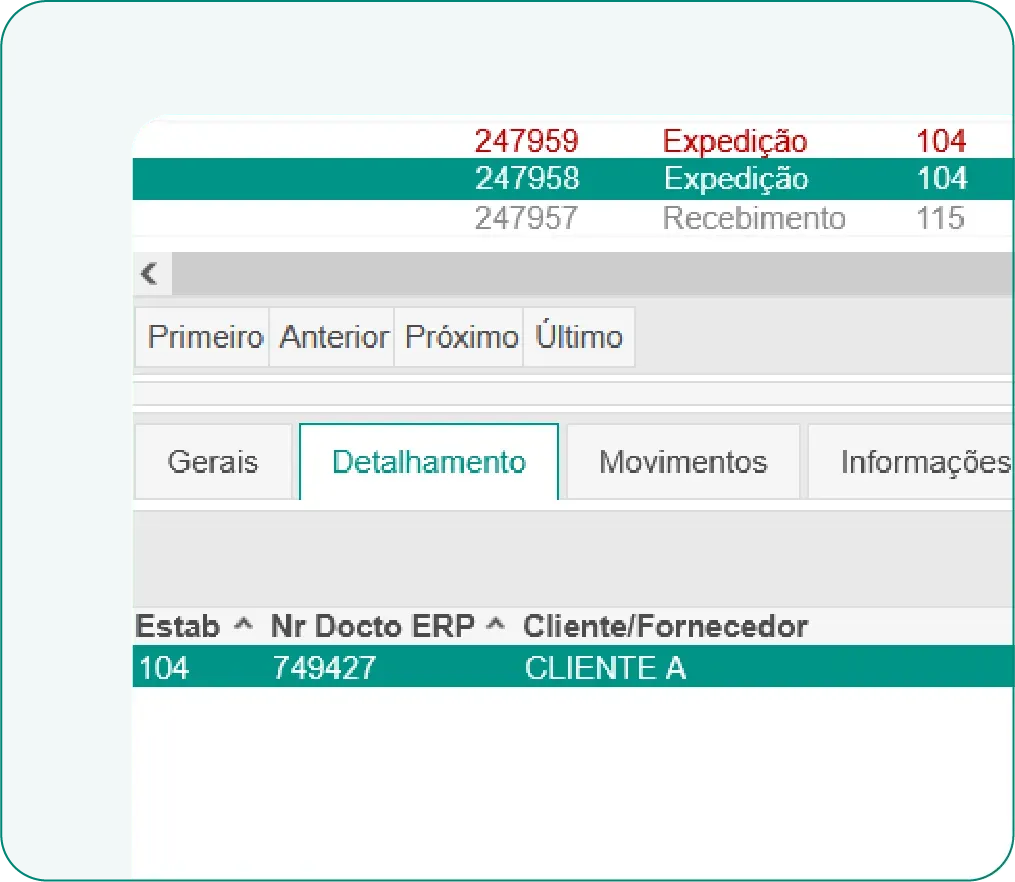 Planejamento integrado com ERP