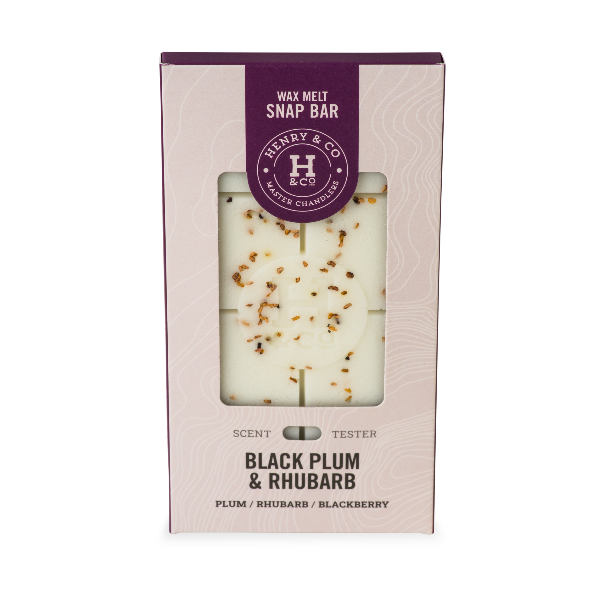 BLACK PLUM & RHUBARB WAX MELT BAR
