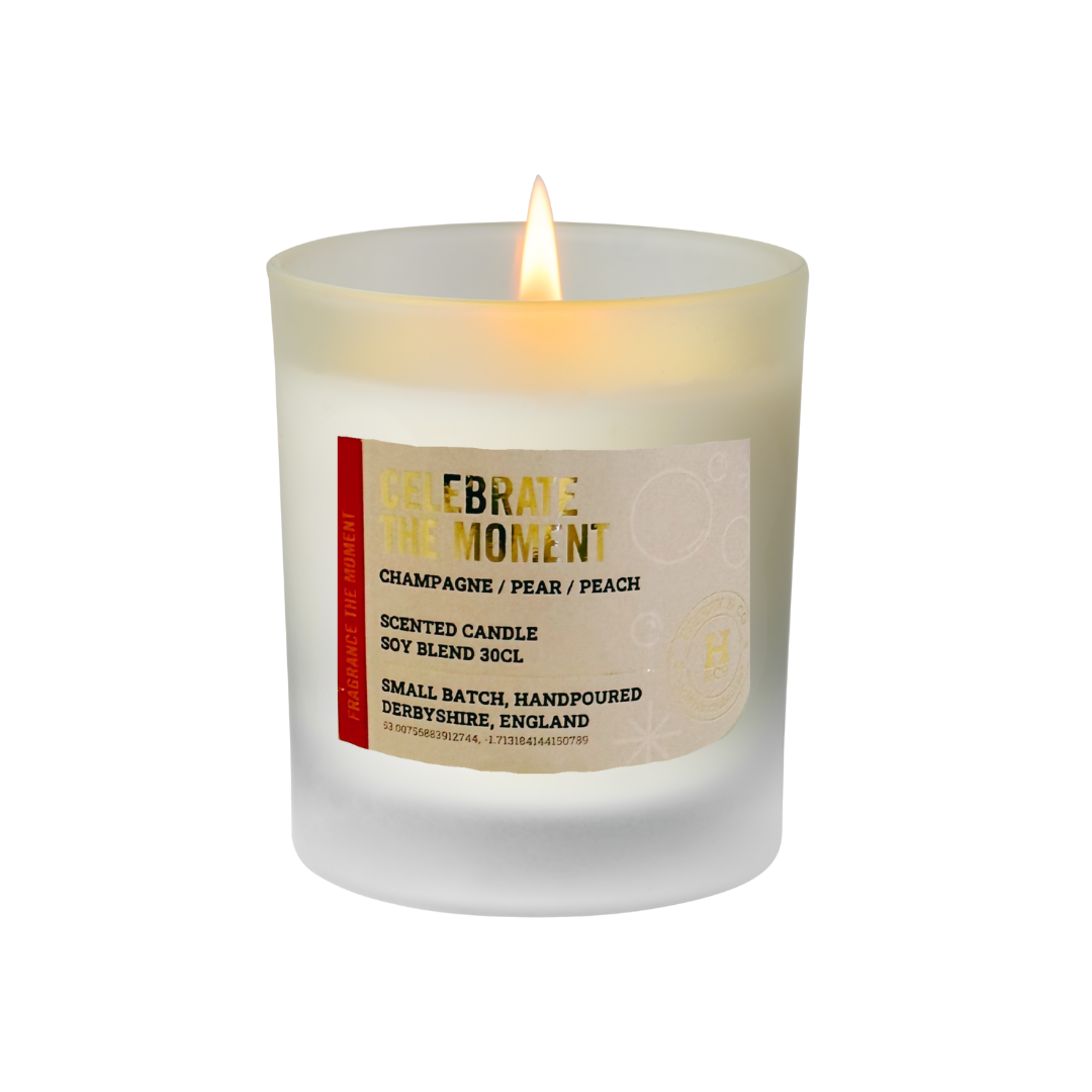 celebrate the moment scented candle valentines gift