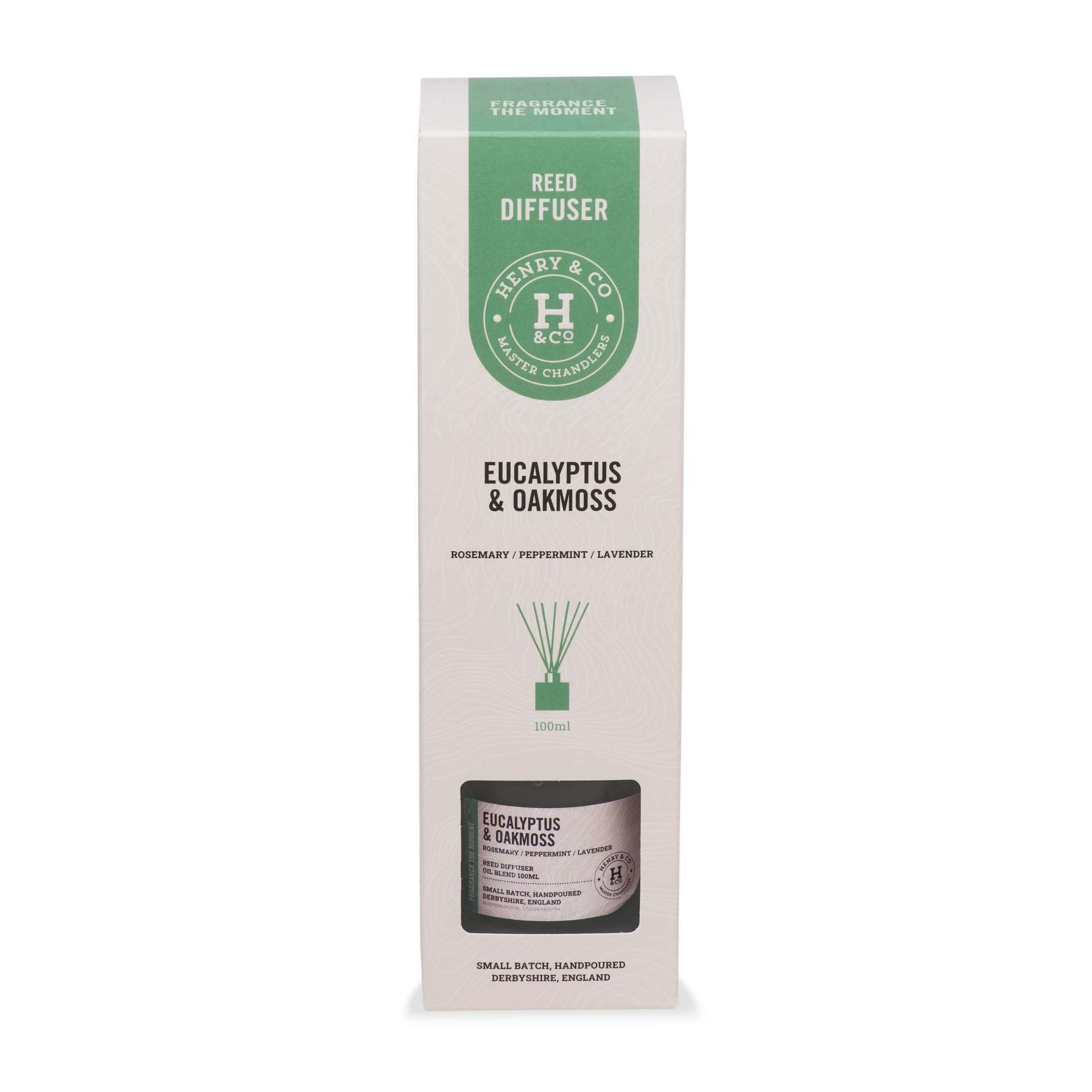 Eucalyptus & oakmoss reed diffuser