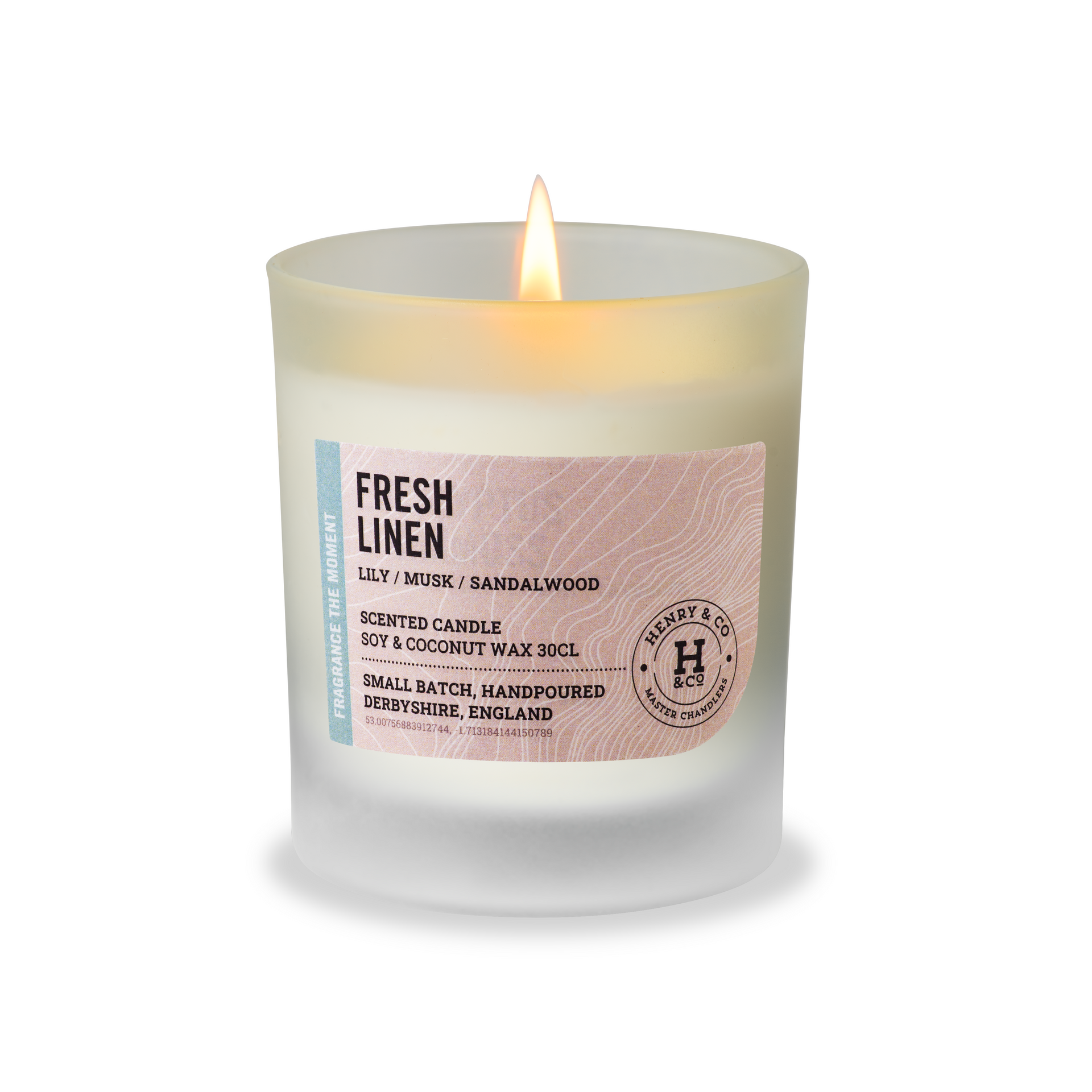 lemongrass and ginger scented candle