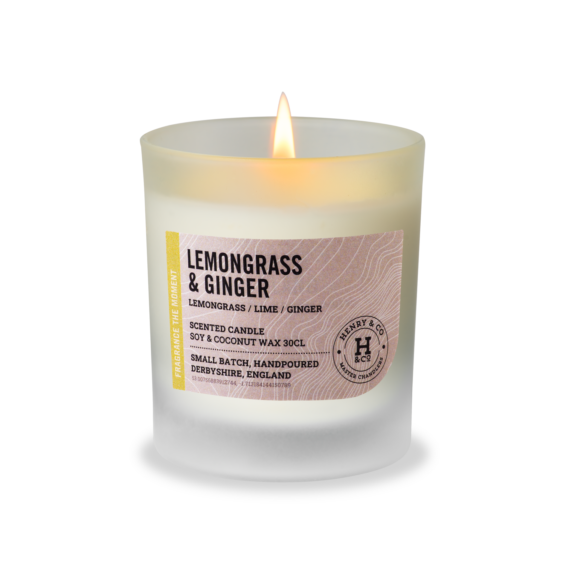 LEMONGRASS & GINGER SCENTED CANDLE