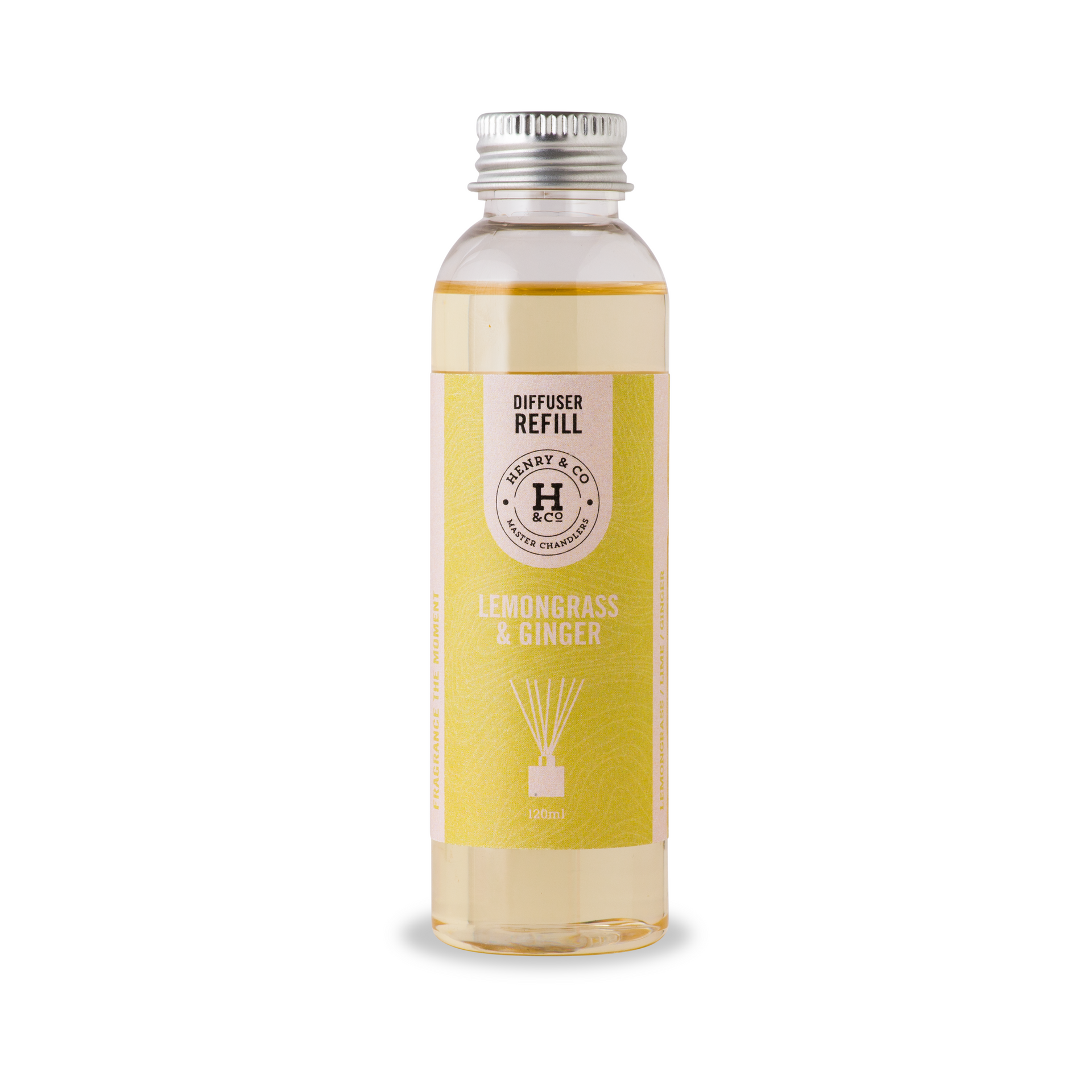 lemongrass & ginger reed diffuser refill