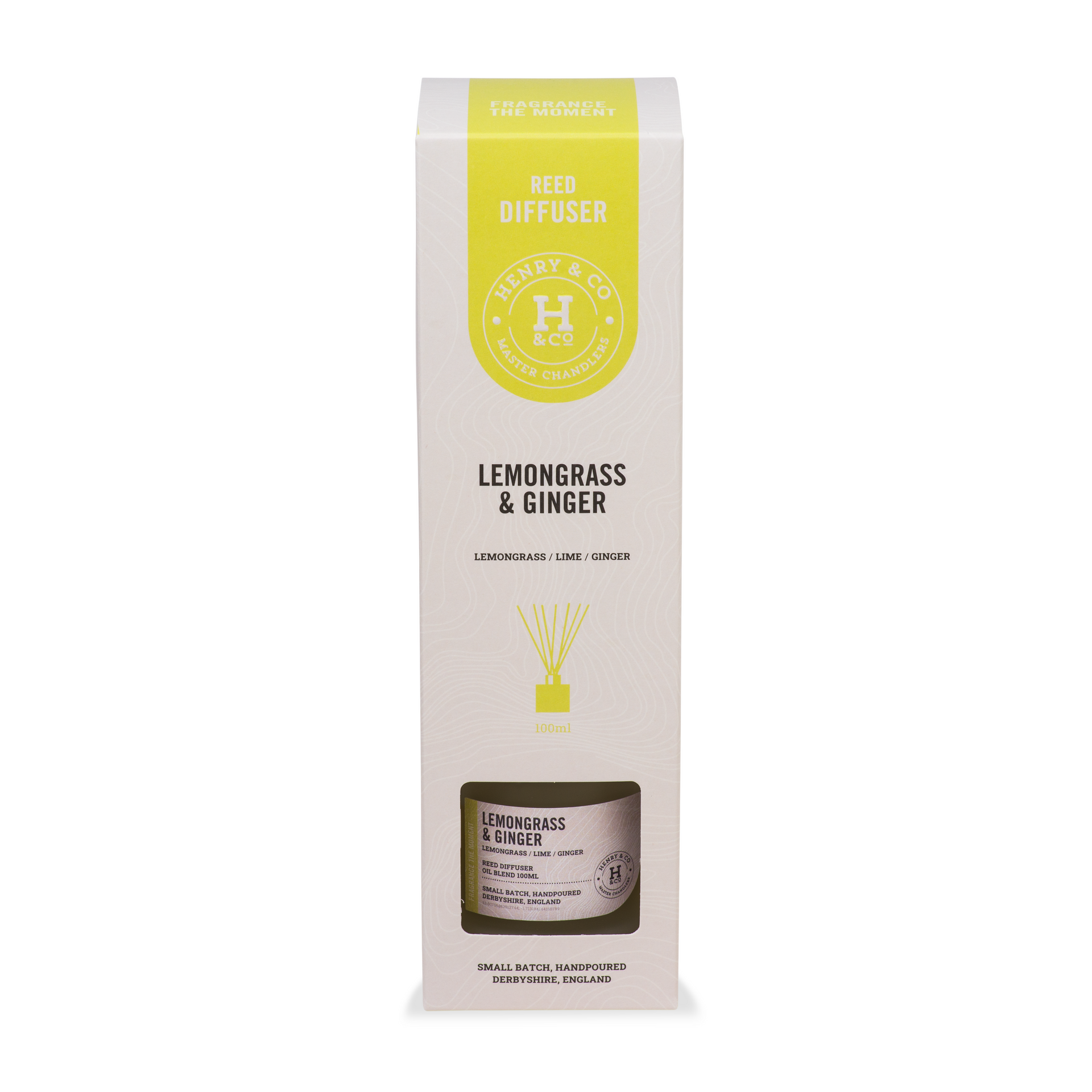 lemongrass & ginger reed diffuser