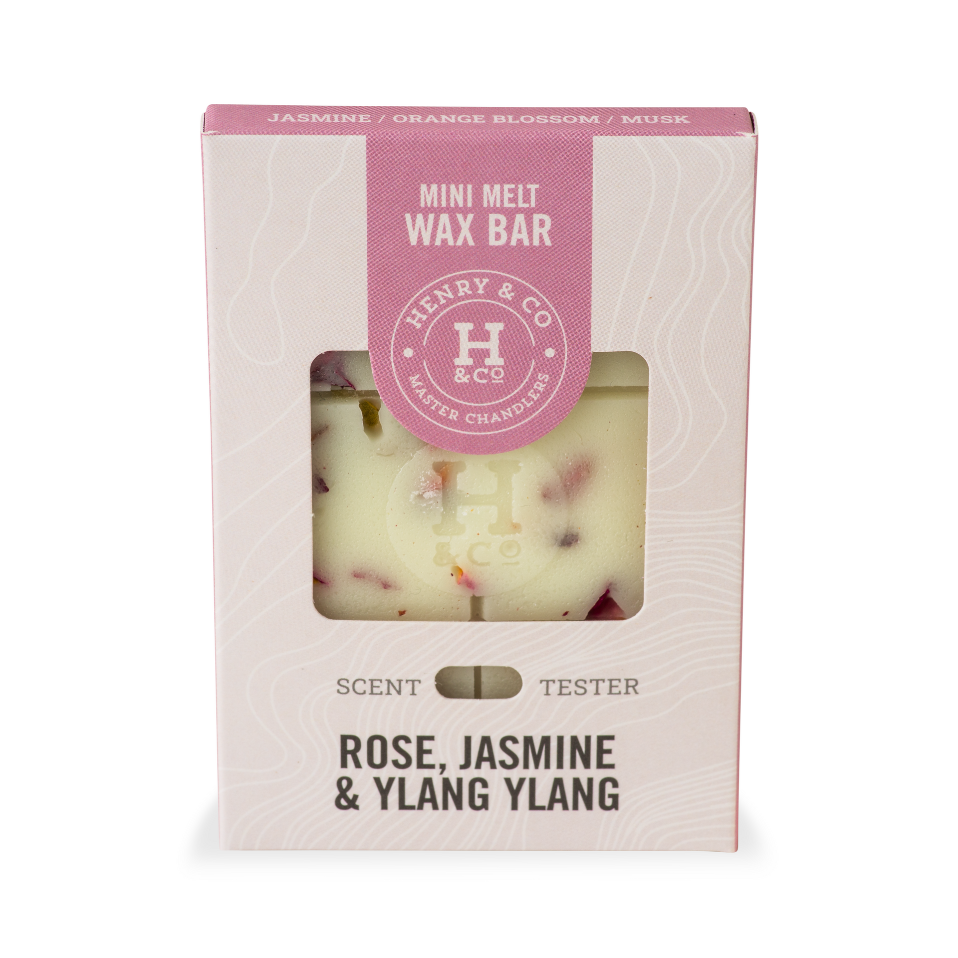Rose, jasmine and ylang ylang mini wax bar