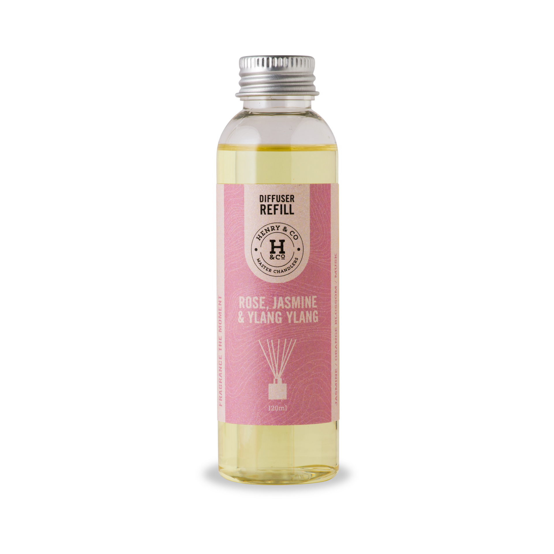 rose, jasmine & ylang ylang reed diffuser refill