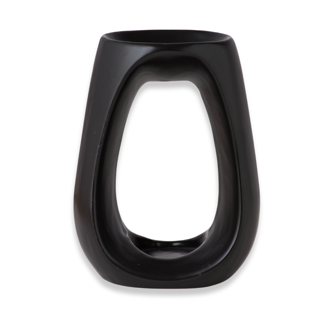 Oval wax melt burner