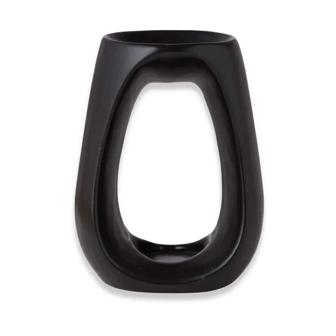 black oval wax melt Burner