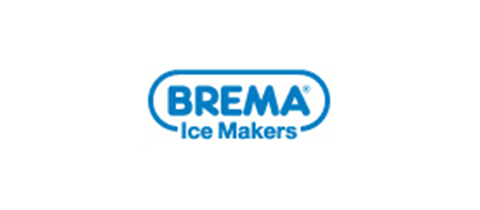 Logo des machines à glaçons Brema sur fond blanc