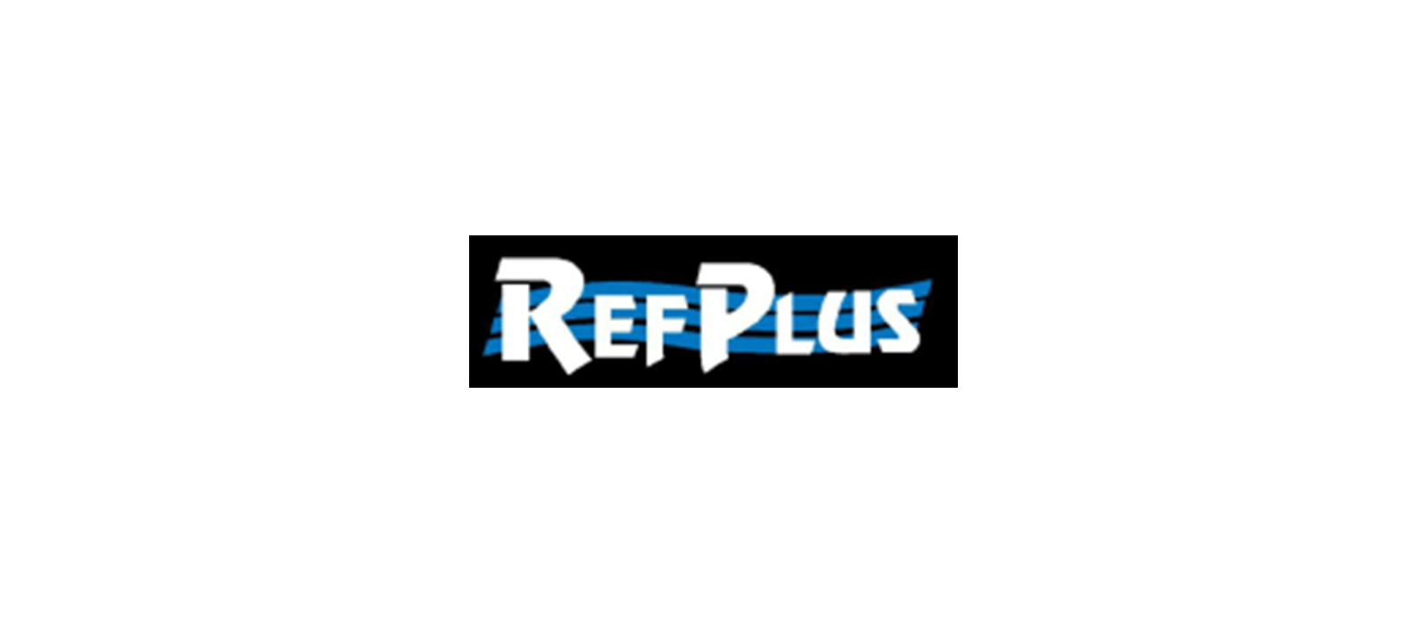 Un logo pour la réf plus est affiché sur fond blanc.