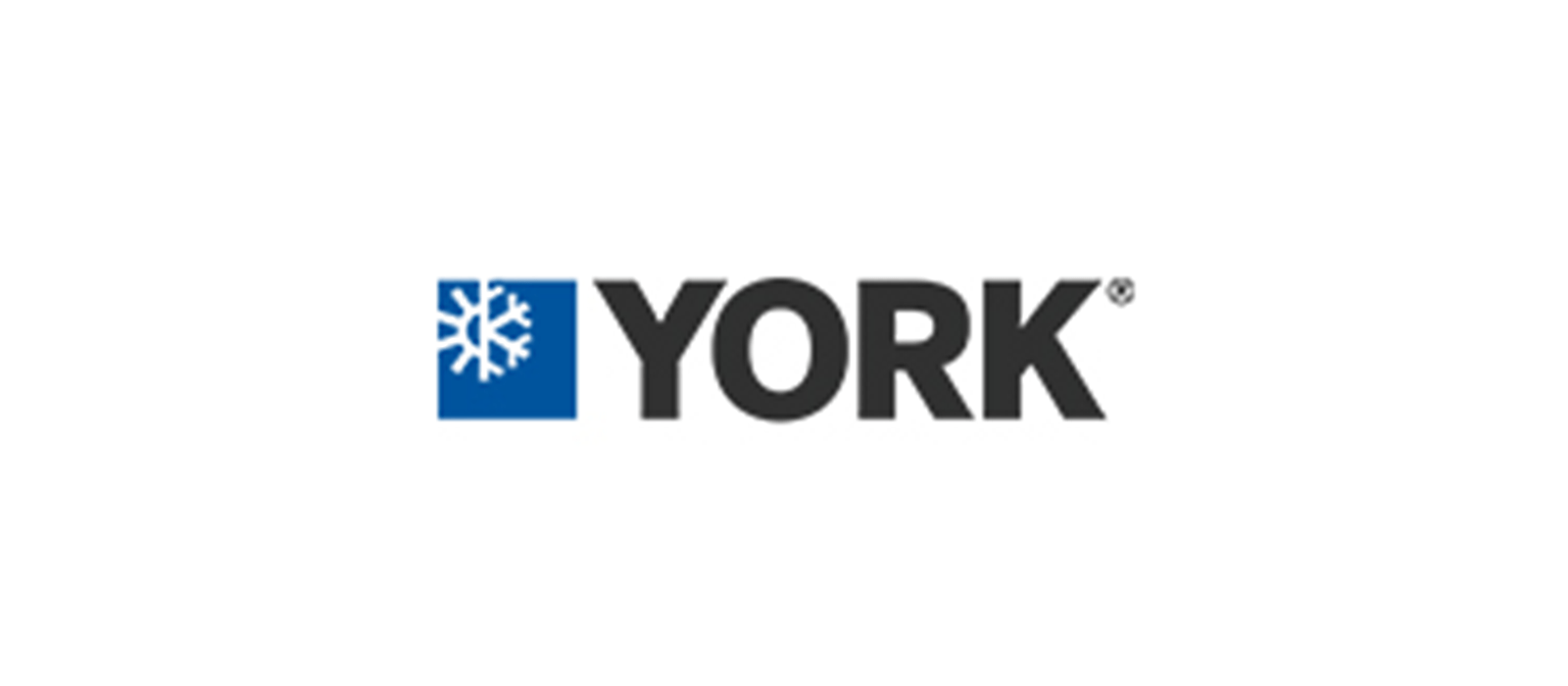 Le logo de York est bleu et noir avec un flocon de neige dessus.