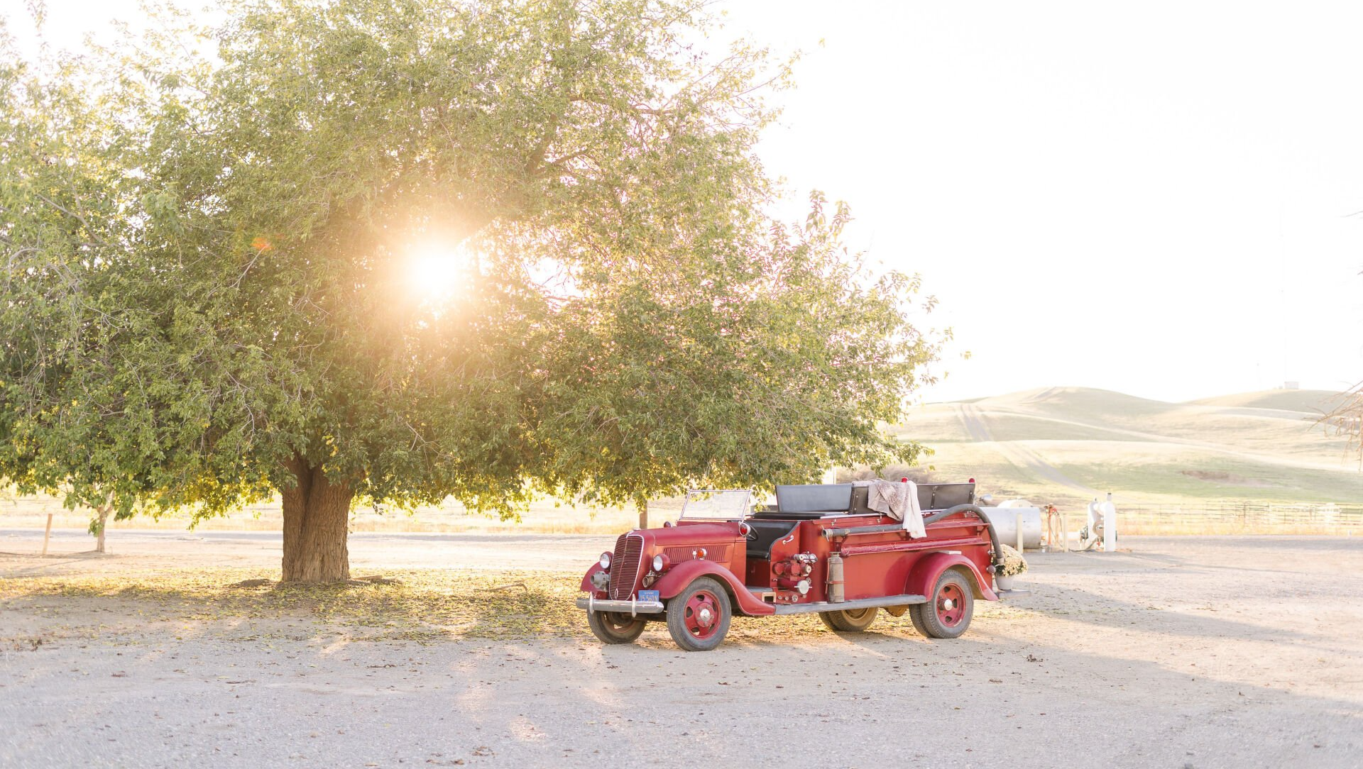 Abele Farms Red Fire Truck