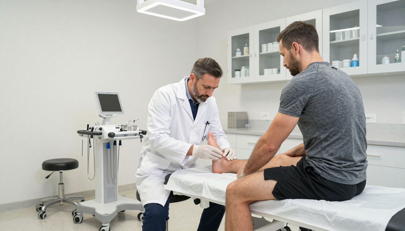 Podiatrist consultation