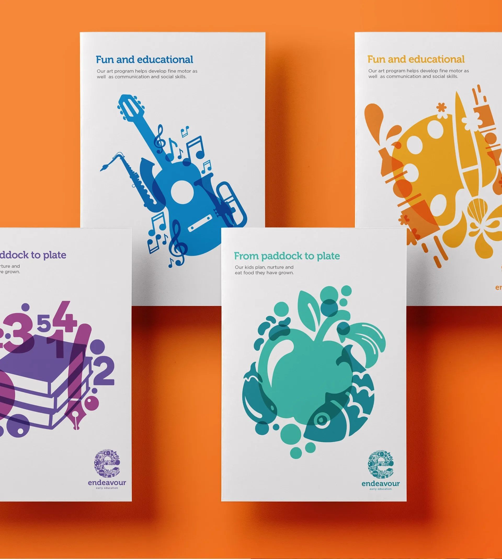 a bunch of cards with different designs on them