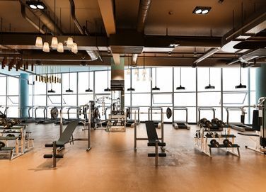 interior of gym