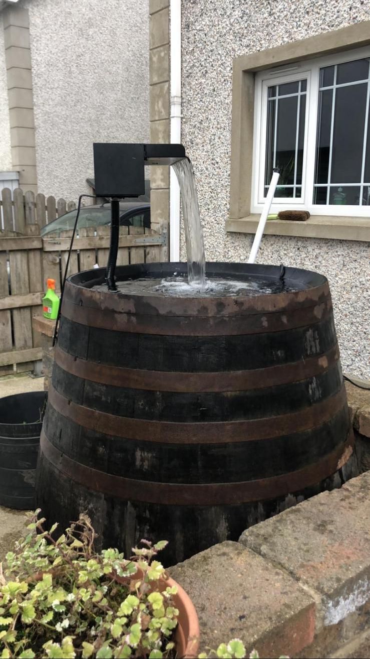 whiskey barrel ice bath