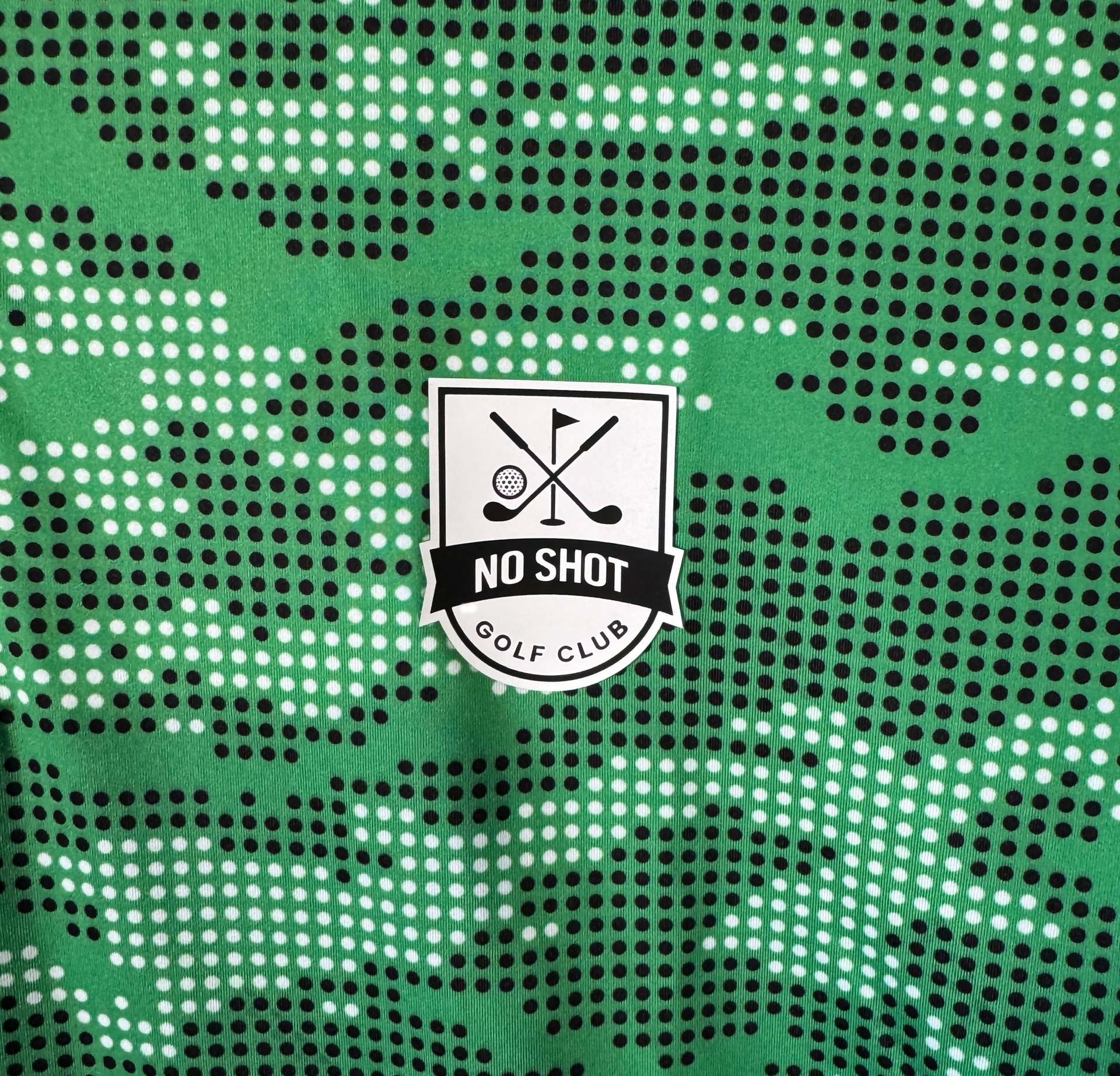 Digital Green Camo Polo – Premium Golf Shirt | No Shot Golf Club