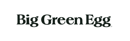 Big Green Egg logo in black text.