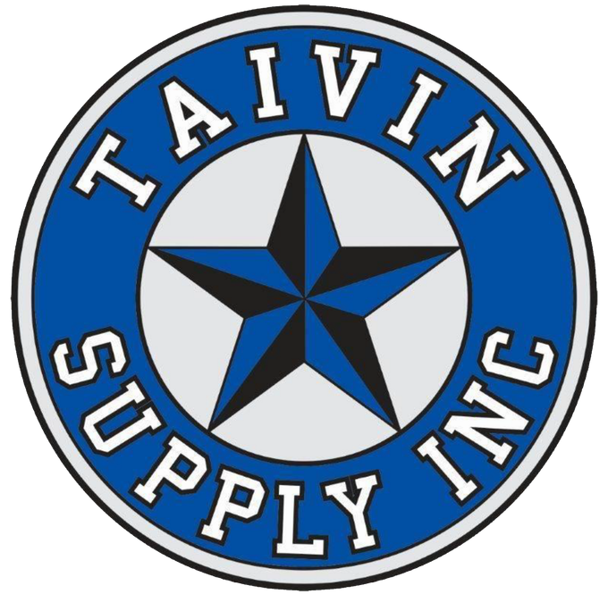 Blue and white circular logo for
