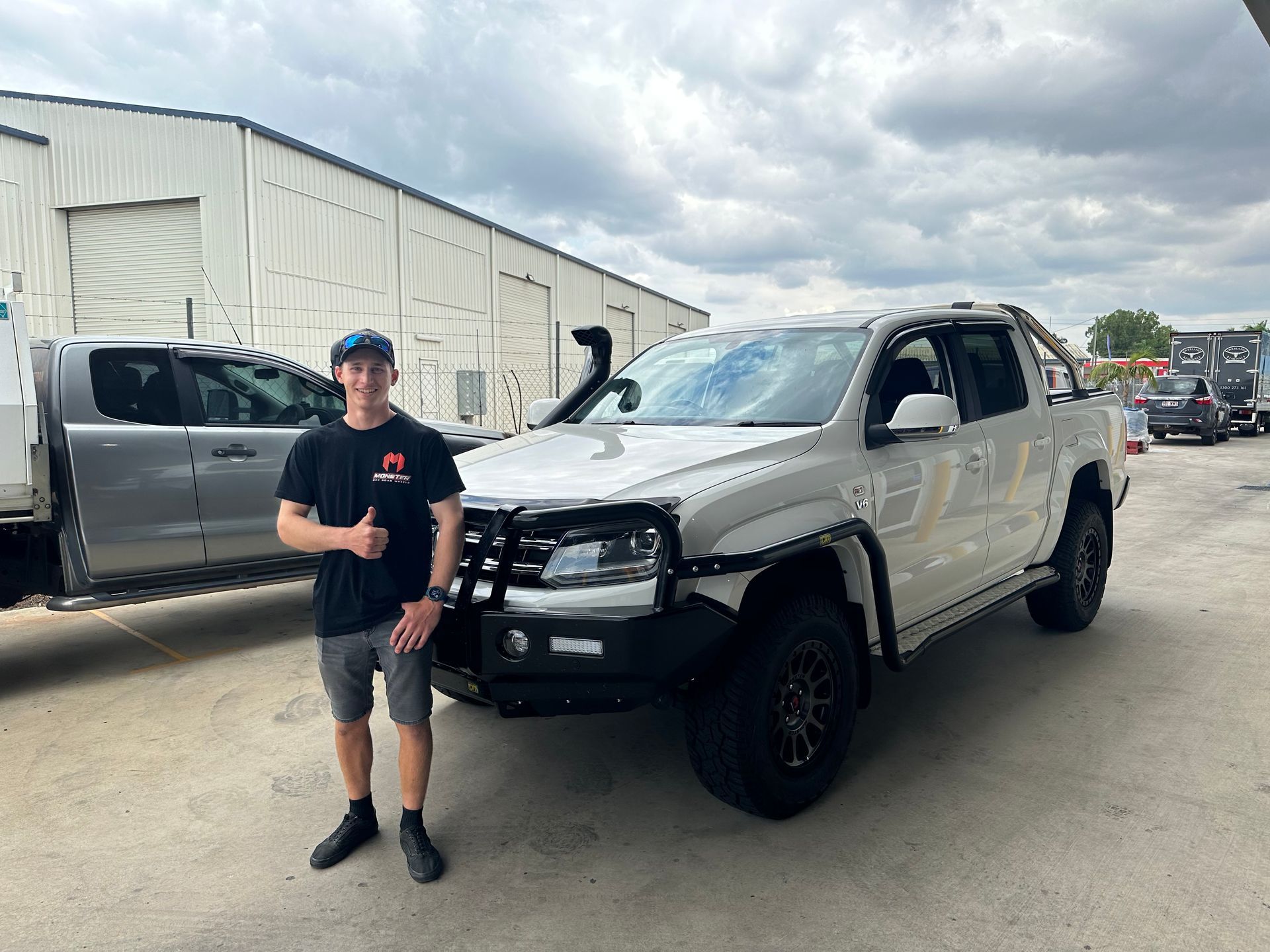 Man Standing Next To A Amarok — Dieselflash Whitsundays in Proserpine, QLD
