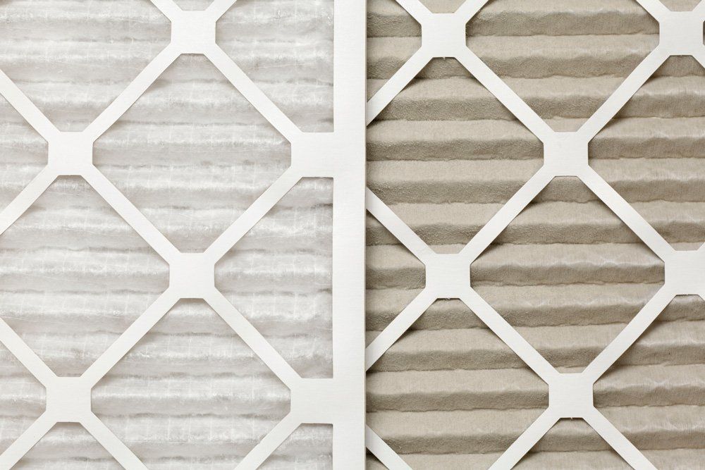 Clean and Dirty Air Filters — Sewickley, PA — Sta So Cool HVAC Clean and Dirty Air Filters — Sewickley, PA — Sta So Cool HVAC