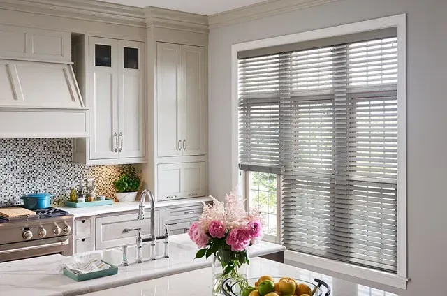 Custom Faux Wood Blinds in Valley View, TX