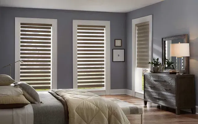 Custom Transitional Shades in Valley View, TX