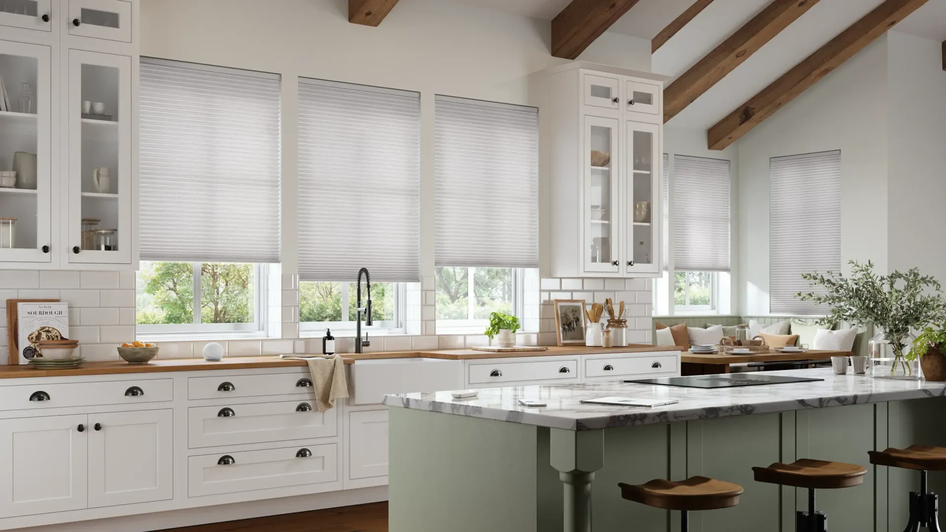 2. Light Filtering Cellular Shades: Privacy Meets Soft Light