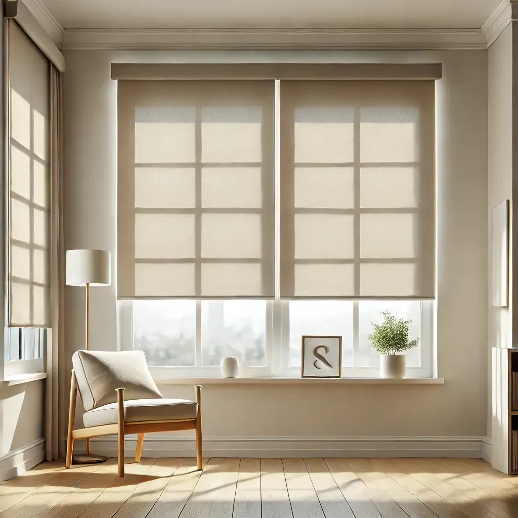 3. Roller Shades: Cost-Effective and Minimalistic