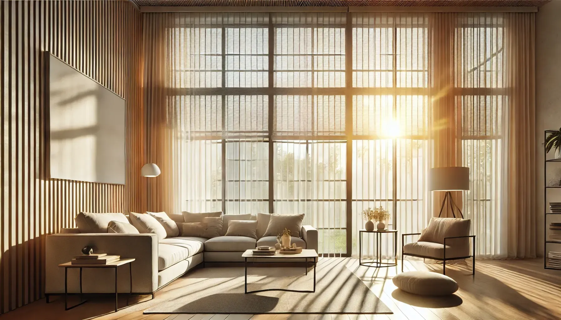 Sheer Blinds for Sunny Spaces