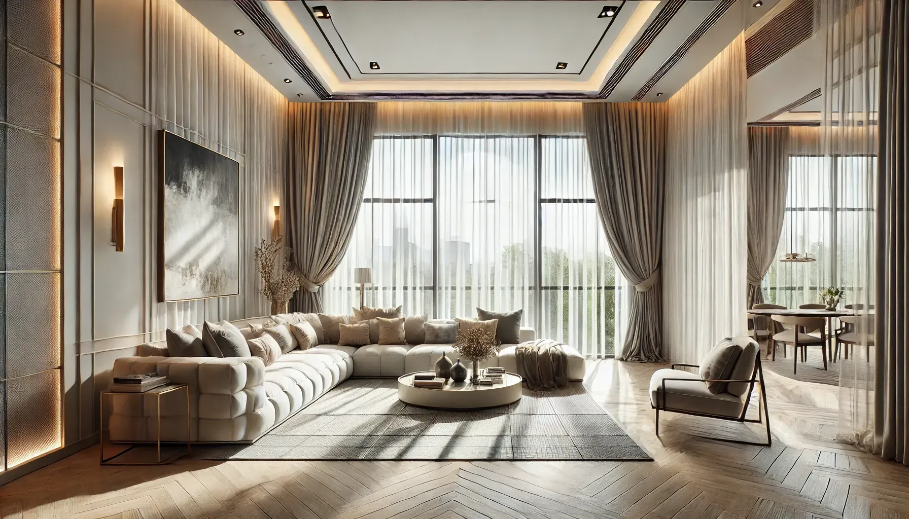 Top 5 Layered Drapes Designs for Large Windows