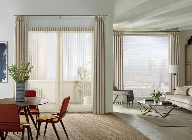 Window Treatment Vertical Blinds in Valley View, TX