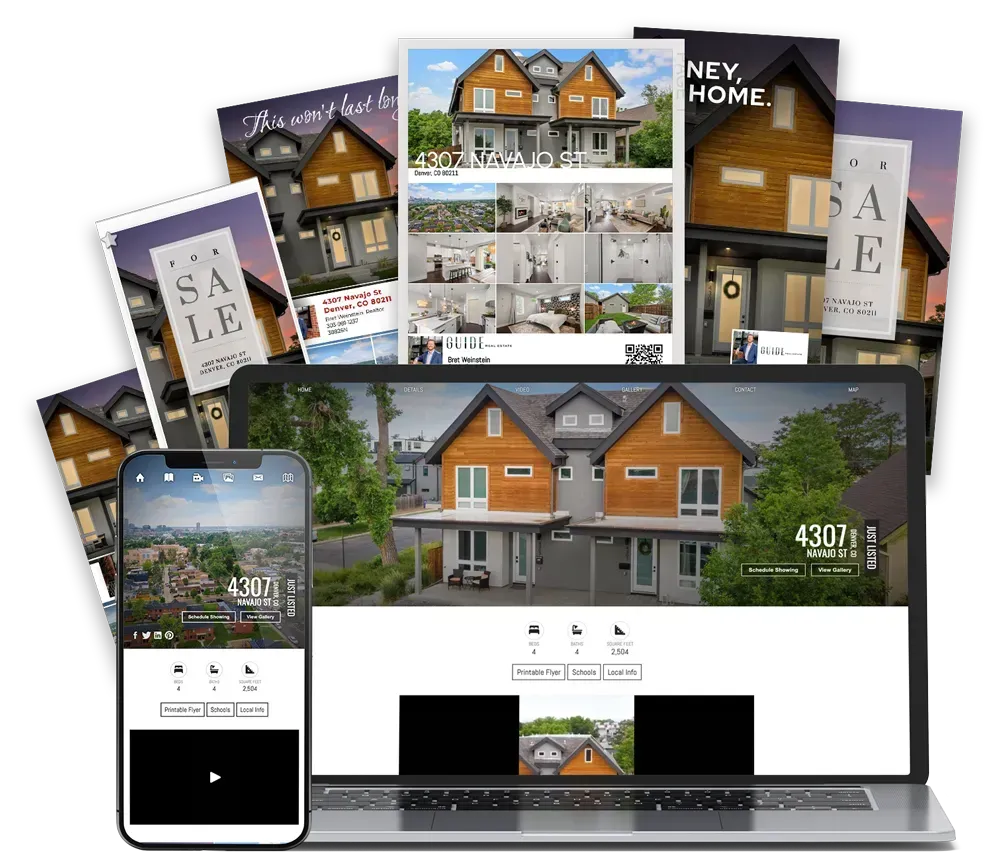Real estate listing marketing