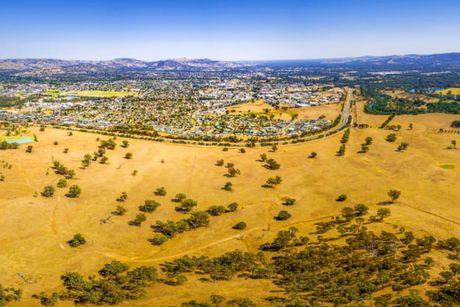 An Aerial View Of A Dry Grassy Field — Diverse Poolcare–Pool Fence Inspections & Compliance Certificates In Wodonga, VIC