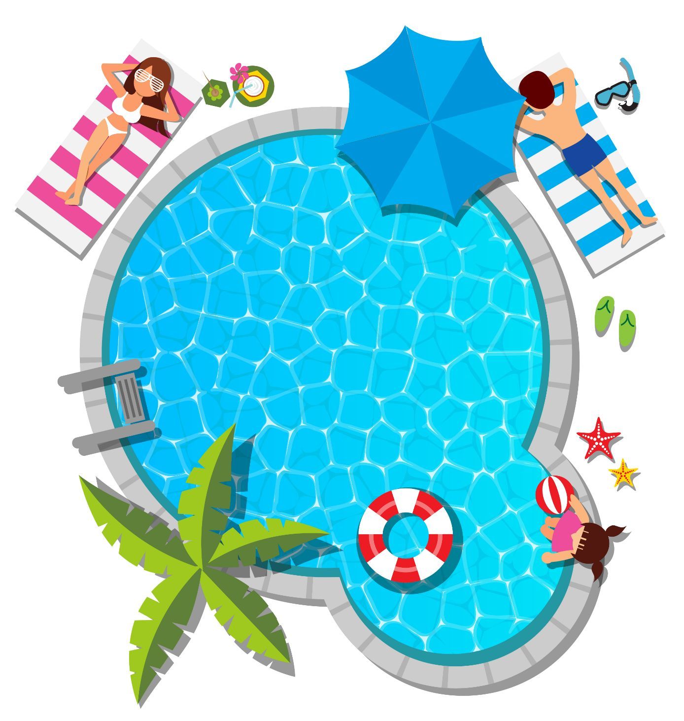 People Are Swimming In A Pool — Diverse Poolcare–Pool Fence Inspections & Compliance Certificates In West Wodonga, VIC