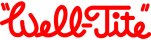 A red and white logo for bell-tite on a white background.
