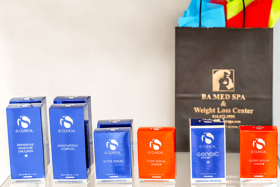 A bag that says bamed spa and weight loss center