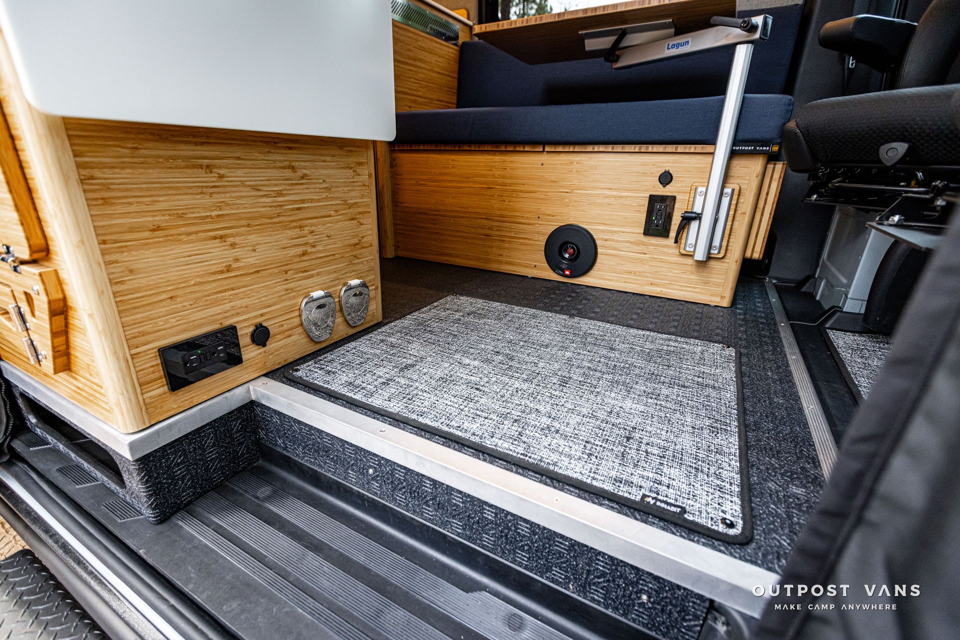 CAMPERVAN IN FLOOR SHOWER PAN