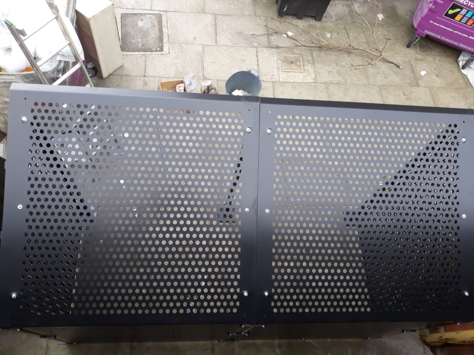 Bin enclosures – One housing projects