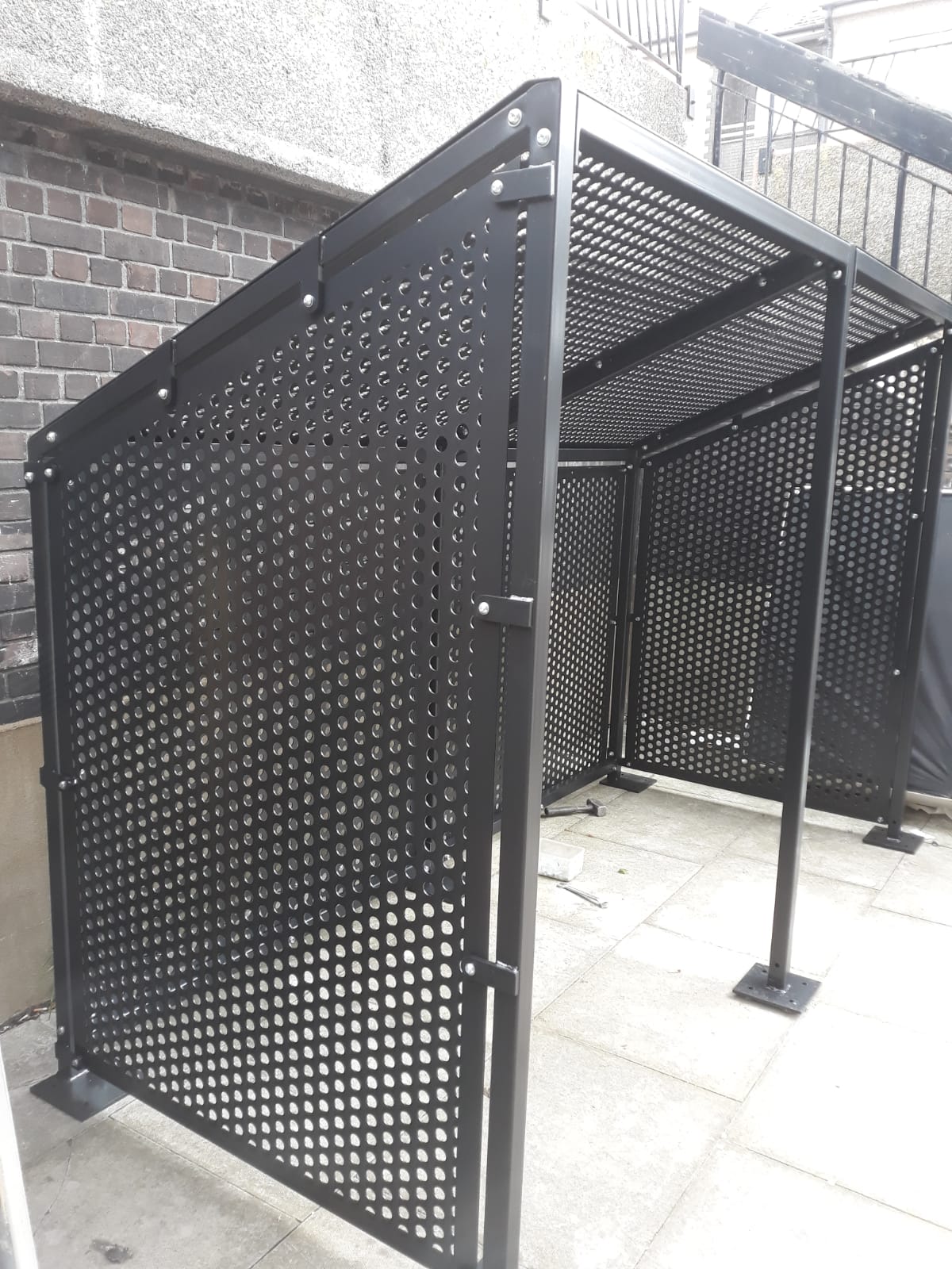 Bin enclosures – One housing projects