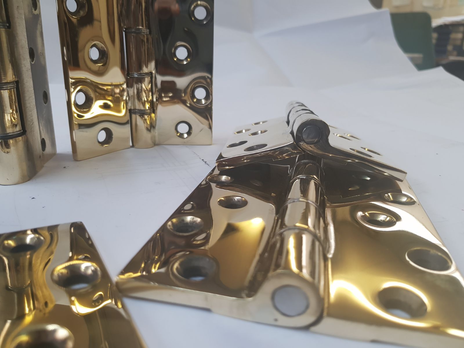 Brass hinges