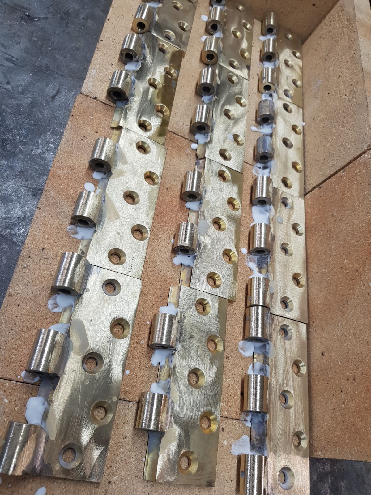 Brass hinges