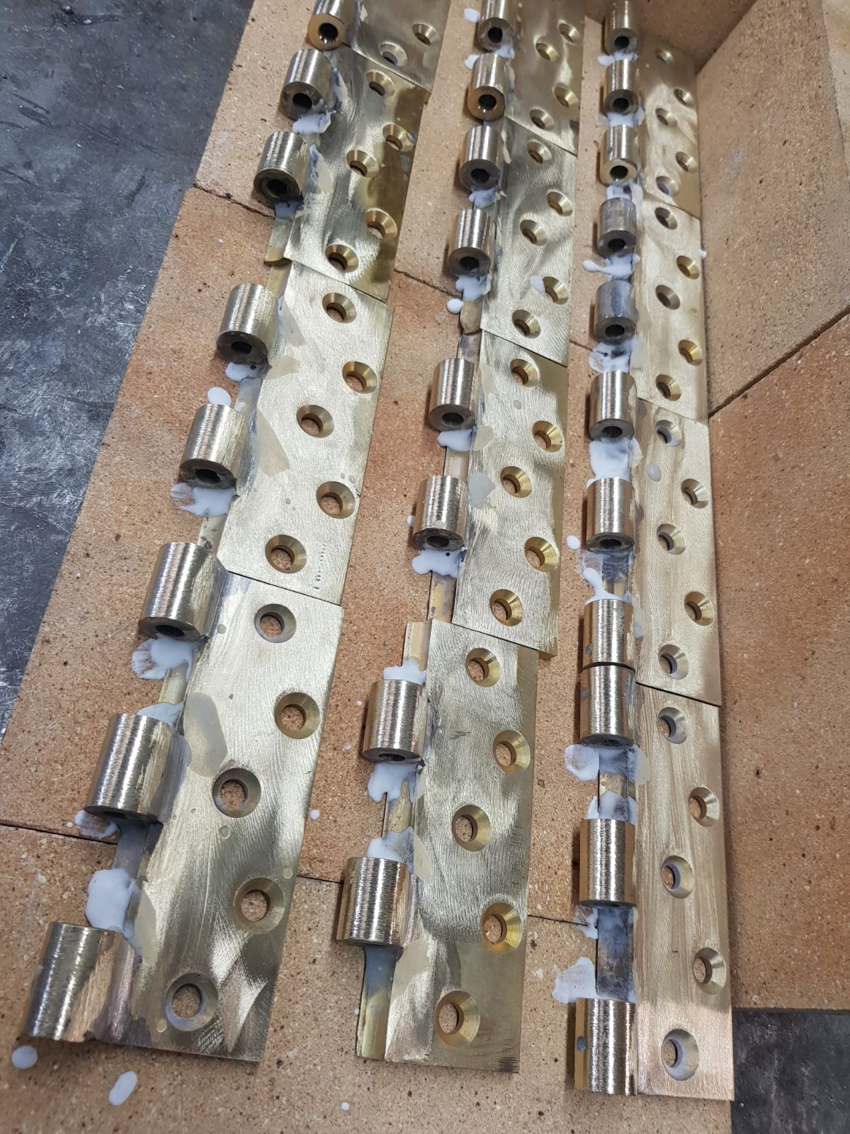 Brass hinges