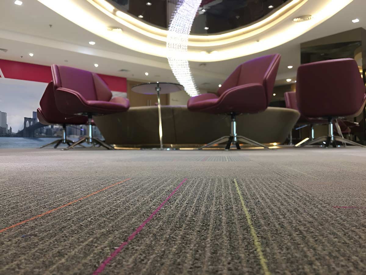 Carpet Floor In The Modern Office Interior — Flooring Direct Mid North Coast in South West Rocks, NSW 