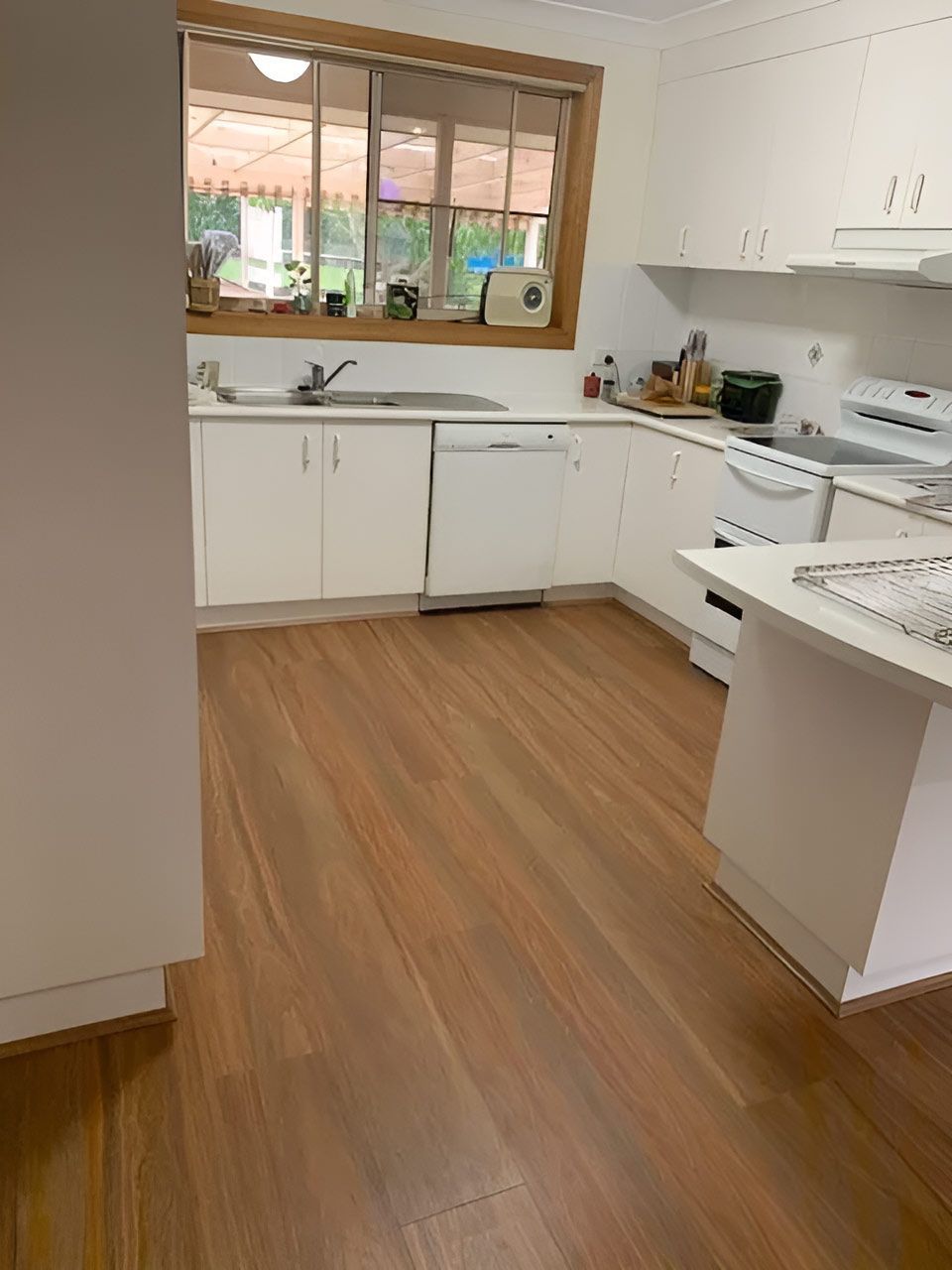 Kitchen Timber Flooring — Flooring Direct Mid North Coast in South Kempsey, NSW