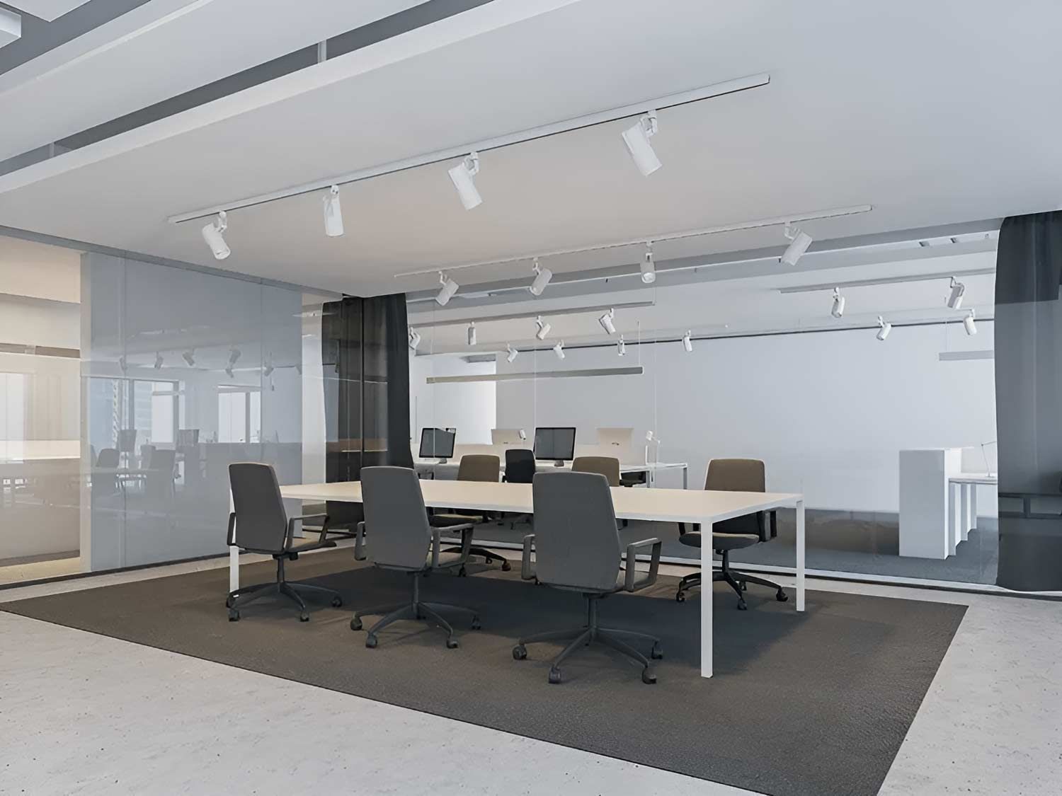 Office Conference Room Gray Carpet — Flooring Direct Mid North Coast in Wauchope, NSW