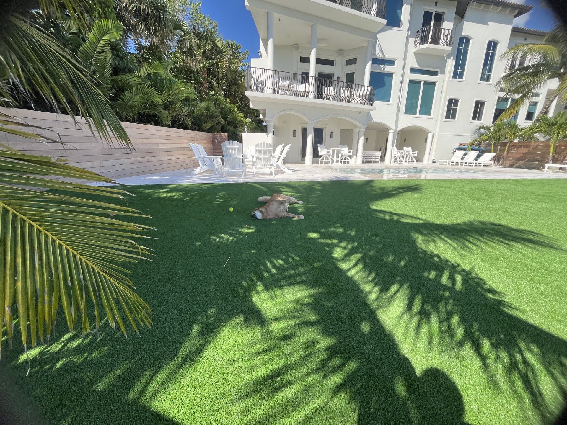 Artificial turf installation in the Treasure Coast, FL