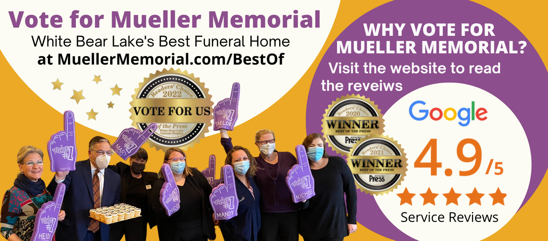 Mueller Memorial Nominated Best Funeral Home