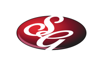 Oval logo: white 